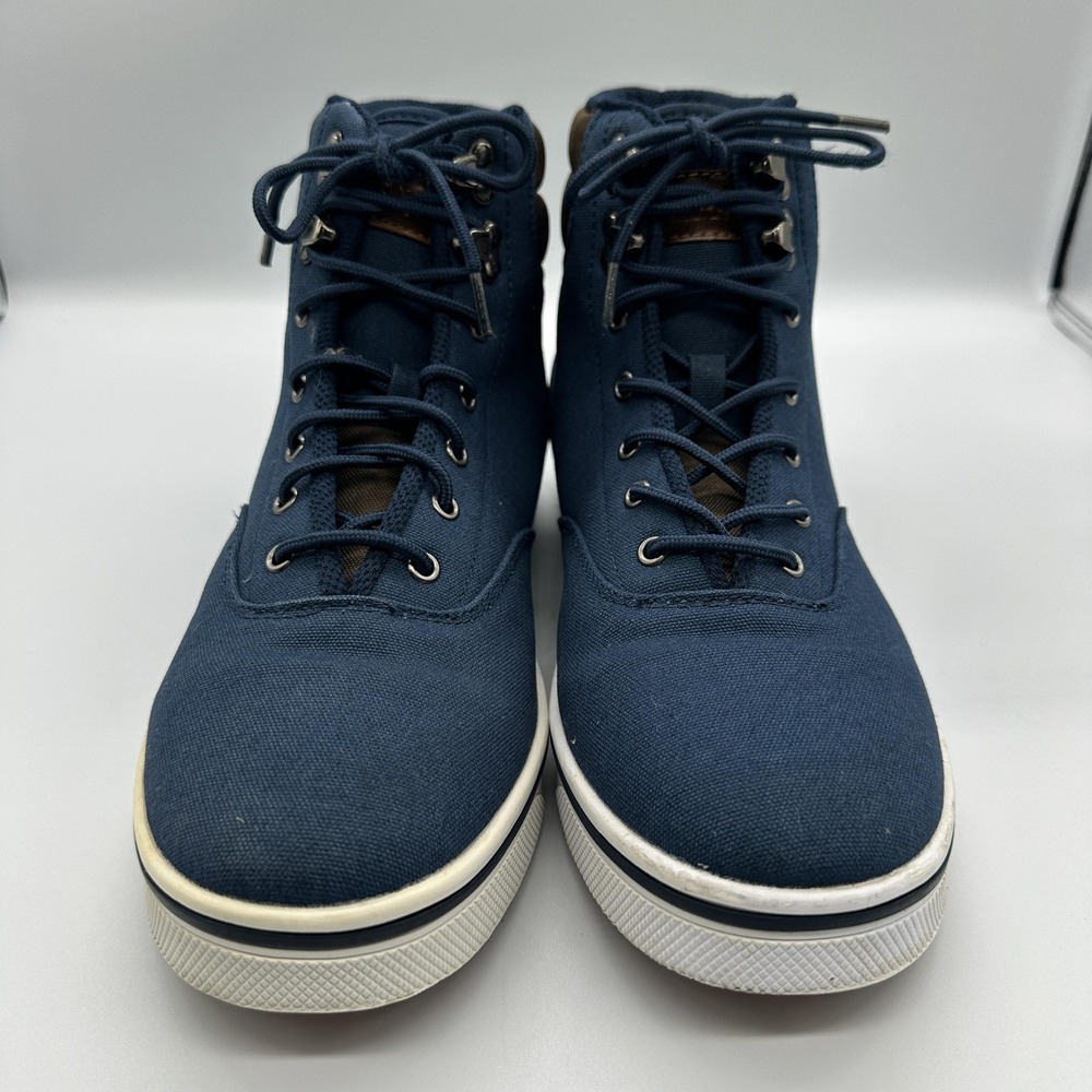 Vlado Shoes Mens Size 9 Blue Milo High Top‎ Lace Up Sneakers Casual IG-2711-14